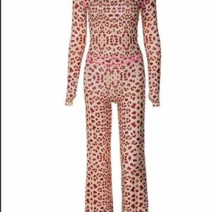 I.AM.GIA ‎ leopard print two piece set